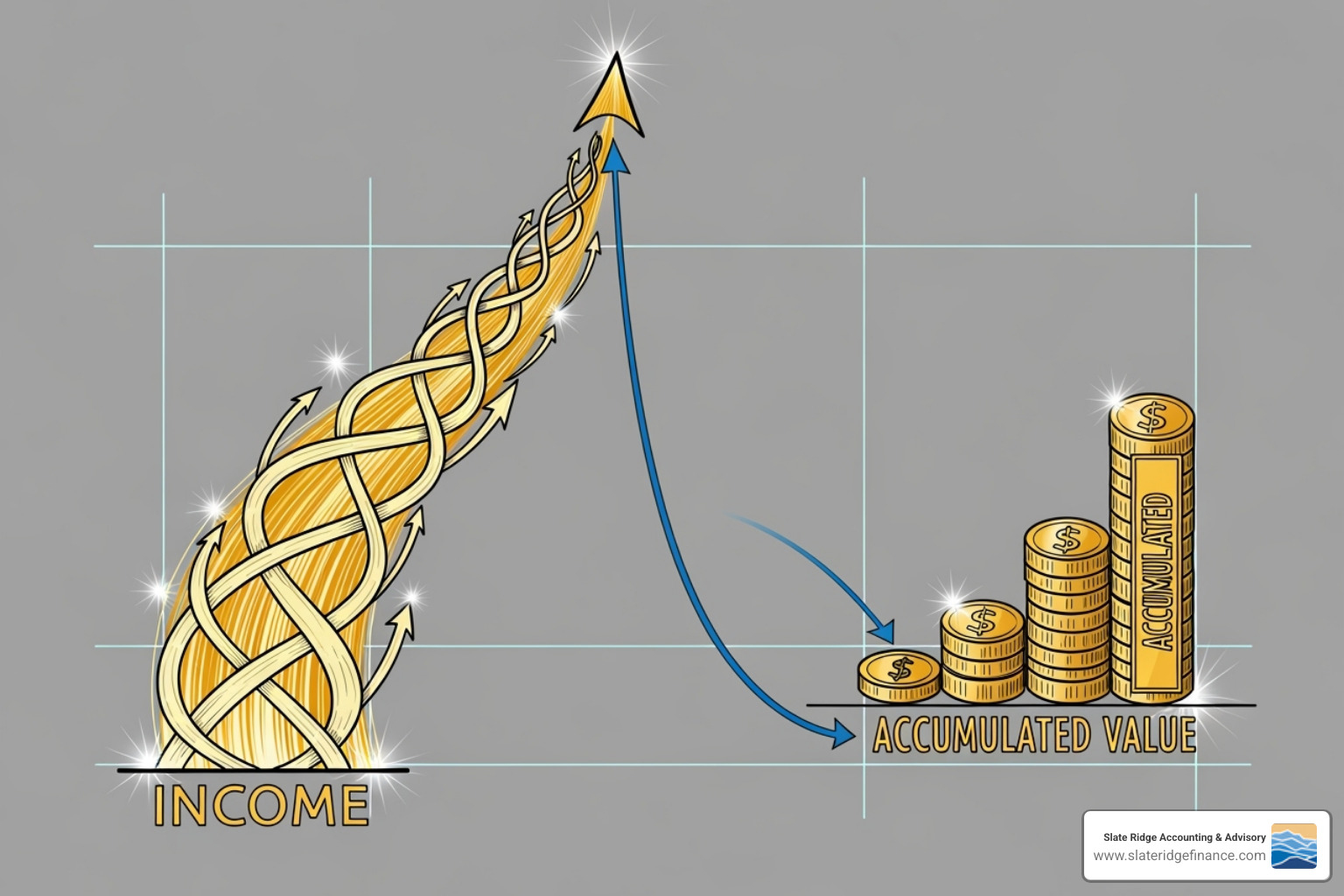 Diagram showing how net income flows to retained earnings on the balance sheet - Small business financial reporting Diagram showing how net income flows to retained earnings on the balance sheet - Small business financial reporting