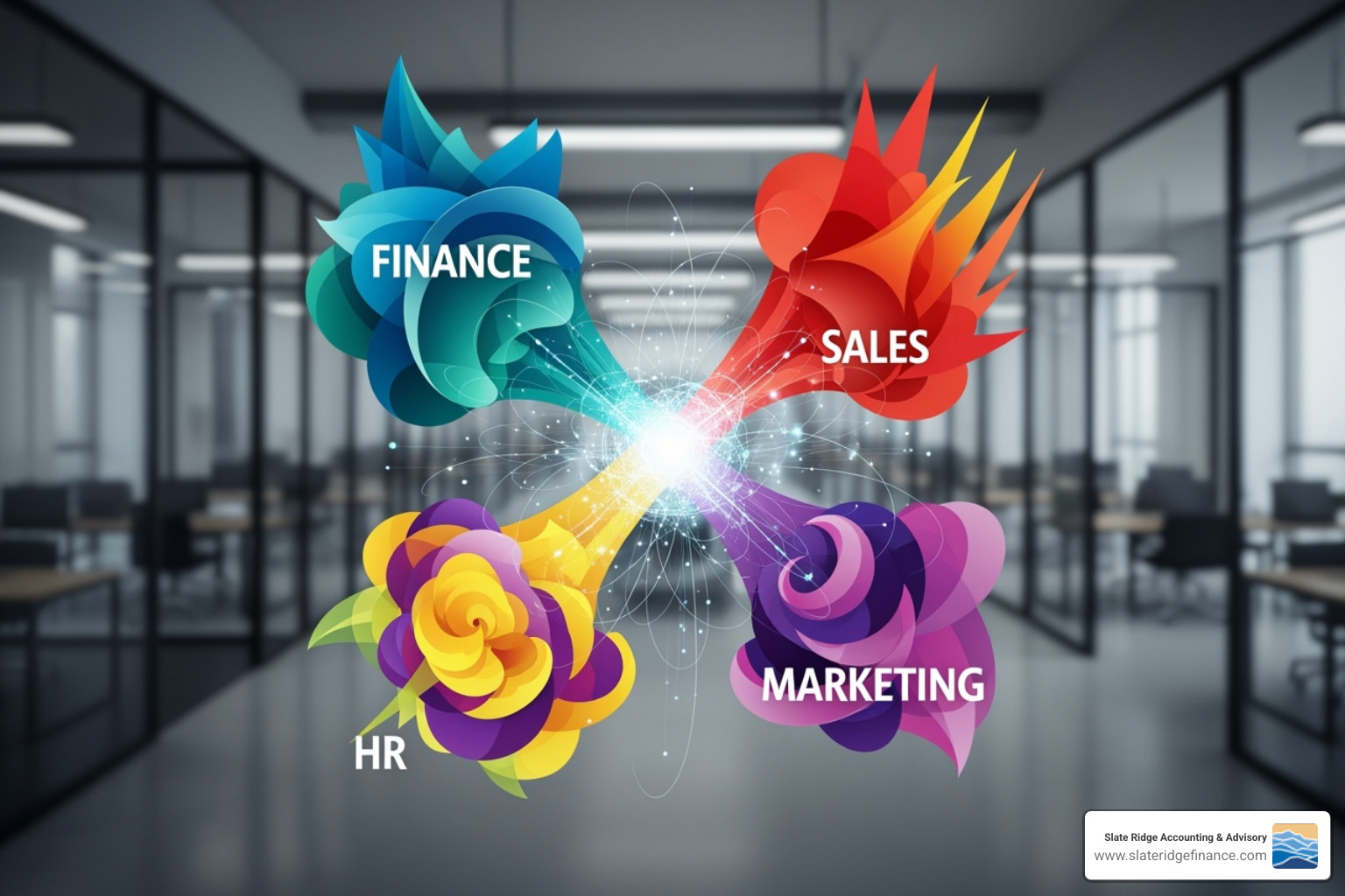 Infographic showcasing key KPIs for Finance, Sales, Marketing, and HR departments - how to track KPIs Infographic showcasing key KPIs for Finance, Sales, Marketing, and HR departments - how to track KPIs
