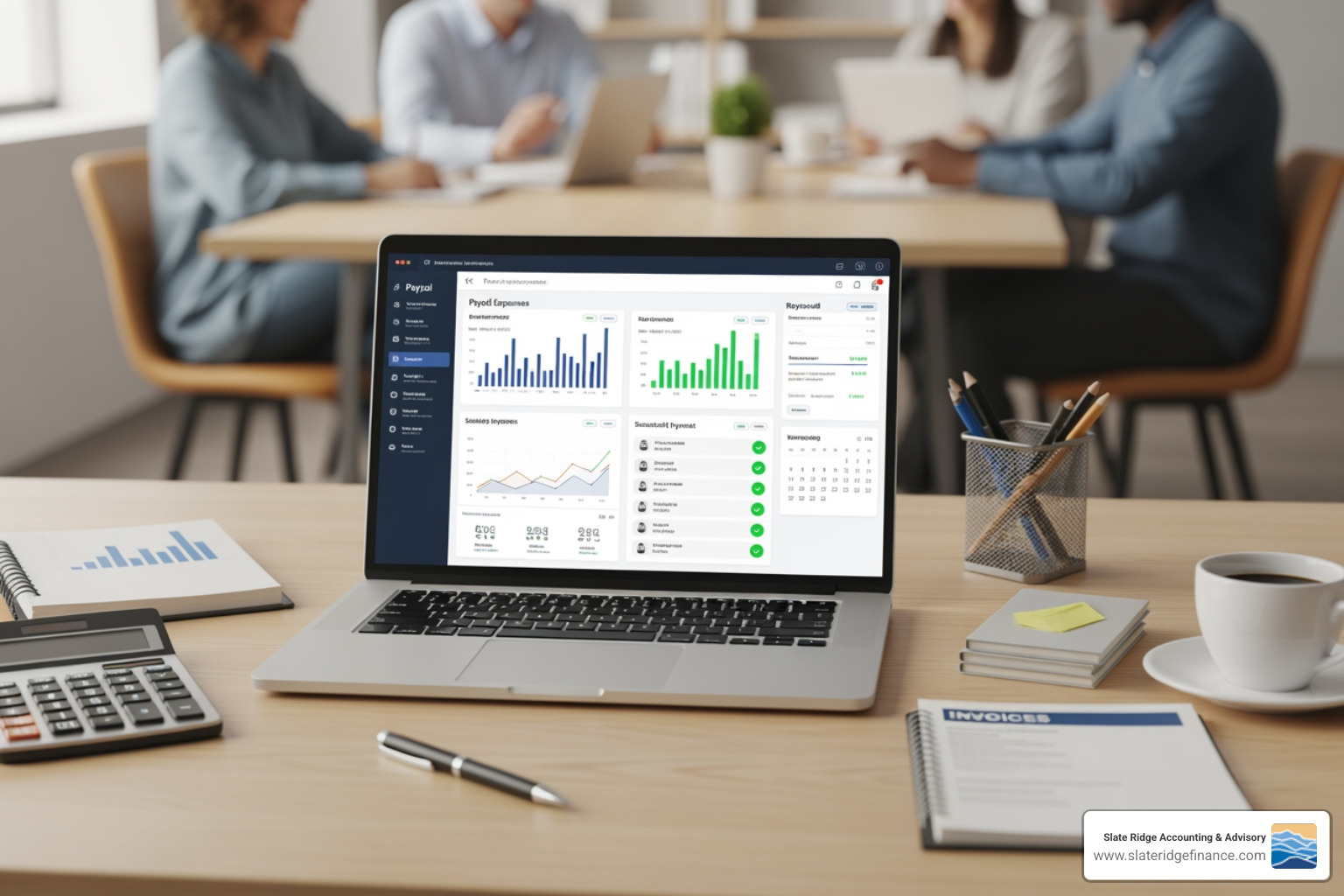 tax form on a screen with checkmarks - small business payroll software tax form on a screen with checkmarks - small business payroll software