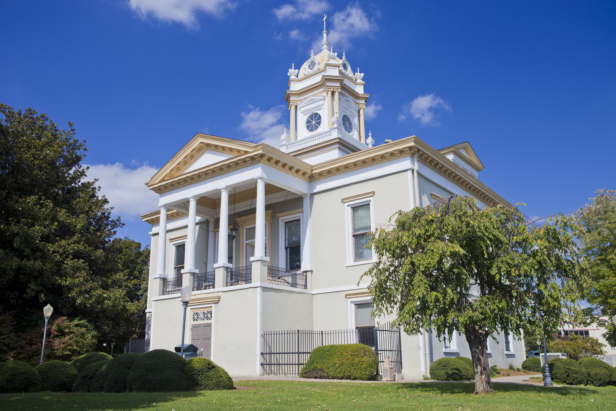 Burke County Courthouse In Morganton, North Carolina